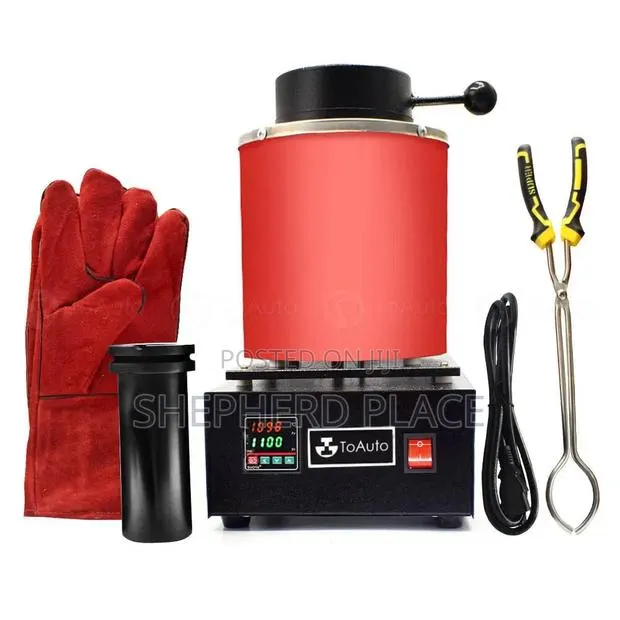 TOAUTO 3KG Digital Electric Gold Melting Furnace ( · Photo 1