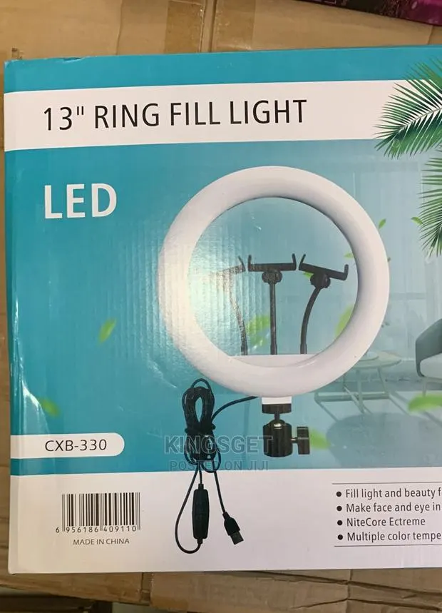 13 Inches Ring Light With Stand · Photo 1