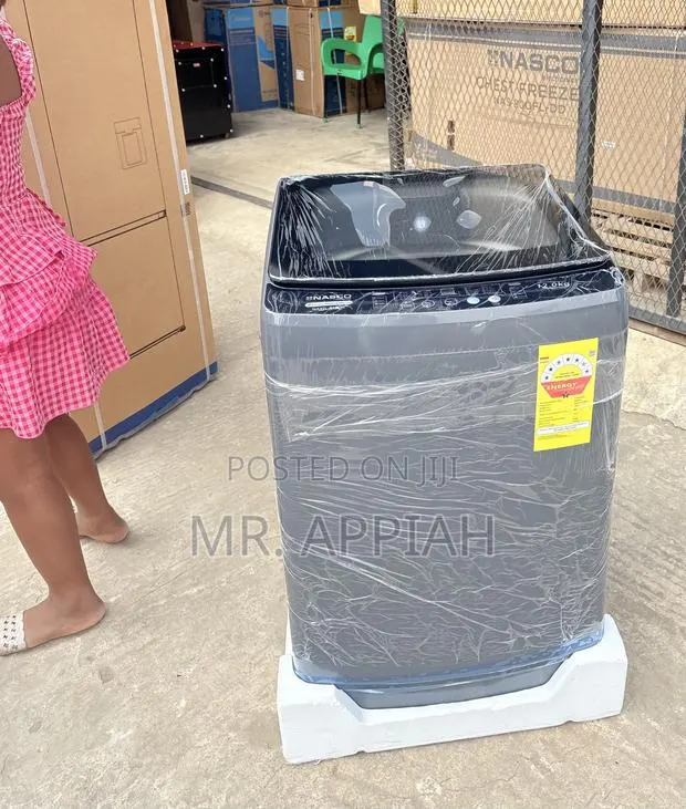 Original Nasco 12kg Full Automatic Washing Machine(NasTL-B120fl)Gray · Photo 1