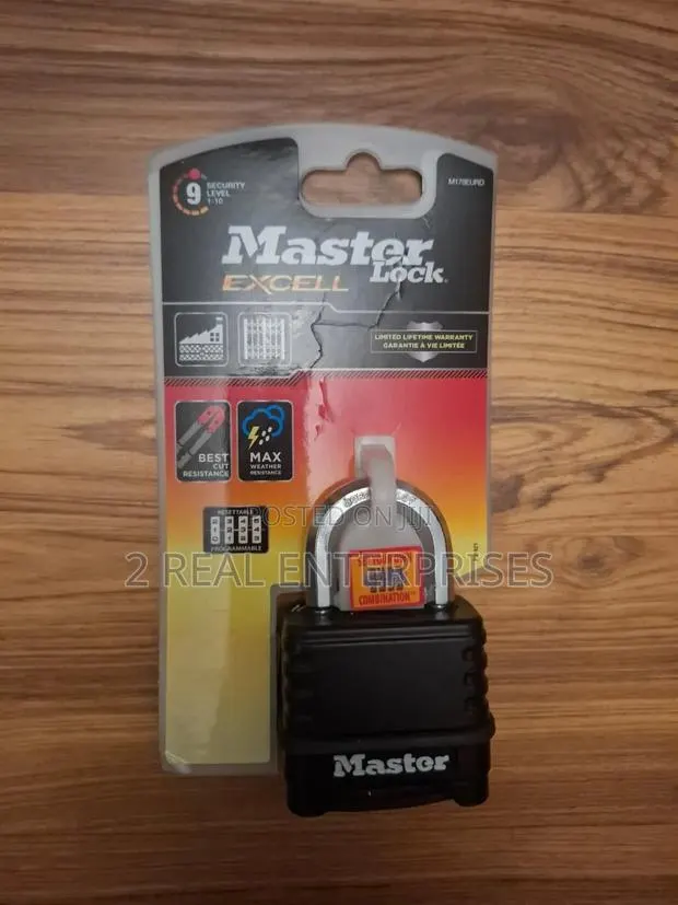 Master Lock Excell Heavy Duty Resettable Combination Padlock M178EURD · Photo 1