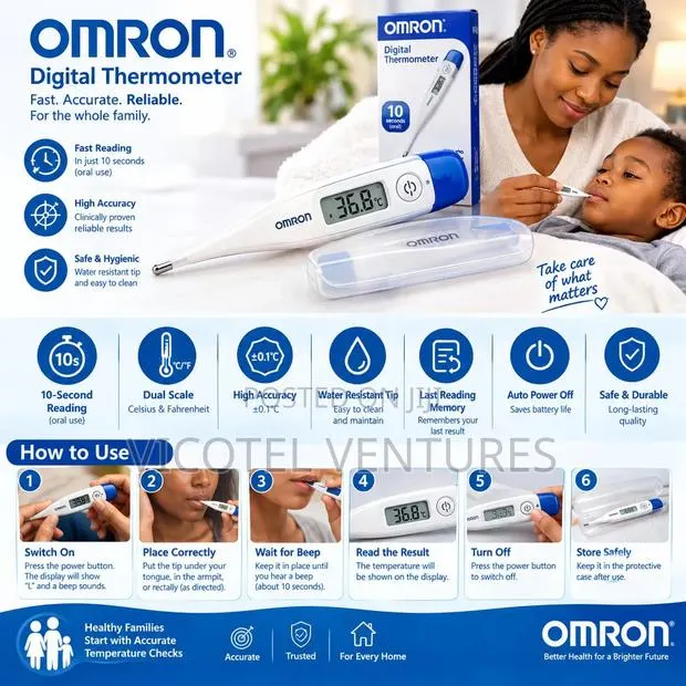 Omron Digital Thermometer · Photo 1