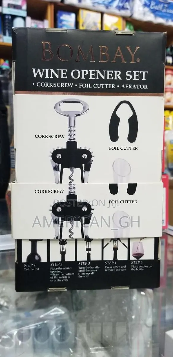 Bombay Wine Opener Set · Photo 1