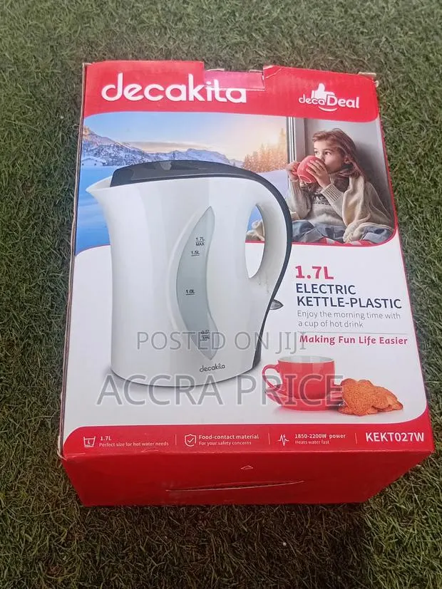 Decakila 1.7L Plastic Electric Kettle · Photo 1