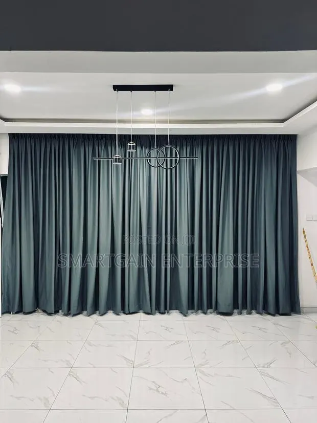 Blackout Curtains and Installation · Photo 1