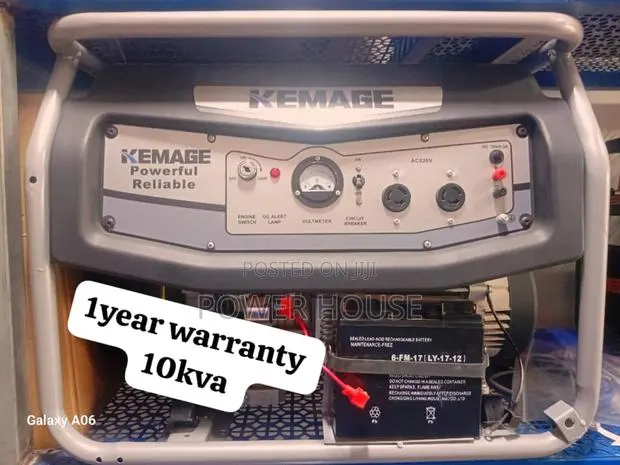 Rock Hyperion 10kva 13000watts Petrol Kemage Generator · Photo 1