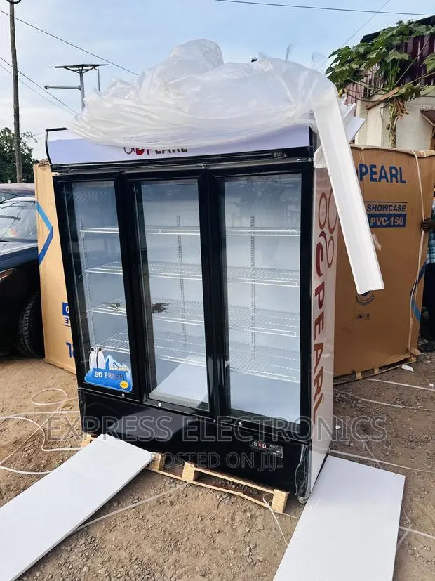 Complete Display 3doors Fridge Pearl 950L PVC_150 · Photo 1
