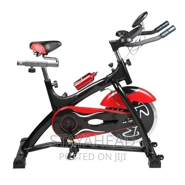Spin Bike With Monitor Exercise Bike Indoorultra Silent Belt · Photo 1