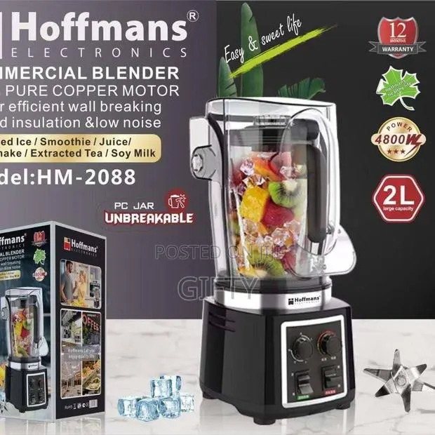 Hoffmans Commercial Blender 2l · Photo 1