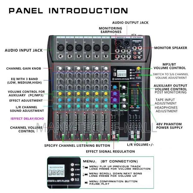 Professional Dj Mixer 8 Channel · Photo 5