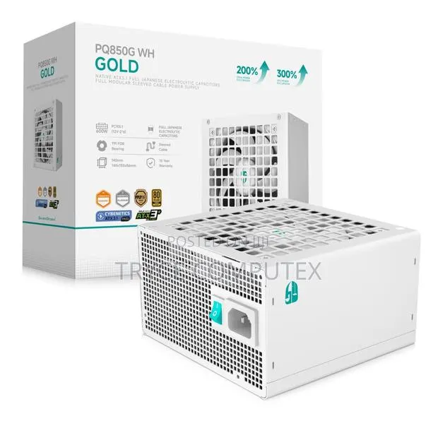 Deepcool 850w 80+ Gold Fully Modular Pci-E 5.1 12v Power Supply · Photo 1