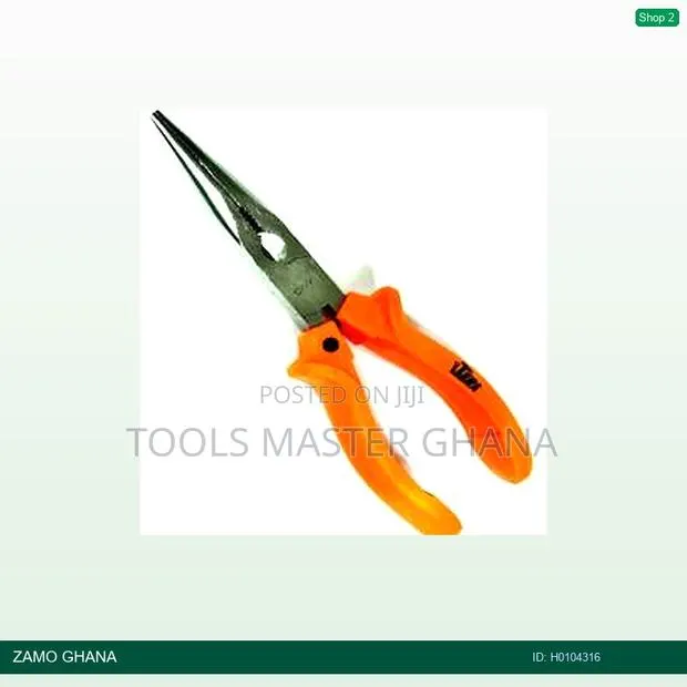 Long Nose Plier Tera Orange 6inch - H · Photo 1