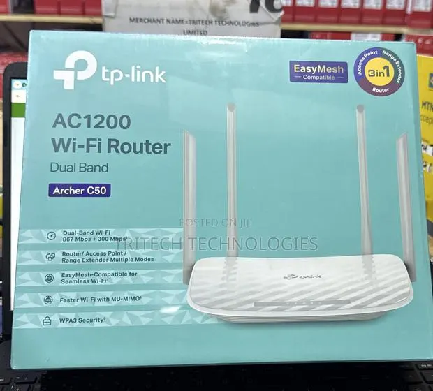 Tp-Link Archer C50 Dual Band Wifi Router Ac1200 · Photo 1