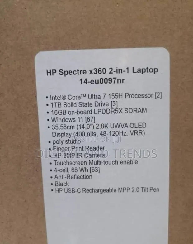 New Laptop HP Spectre 14 16GB Intel Core Ultra 7 SSD 1T · Photo 4