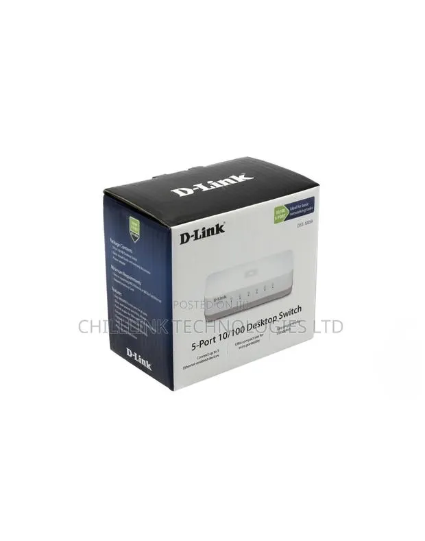 D-Link 5-Port 10/100 Desktop Switch · Photo 1