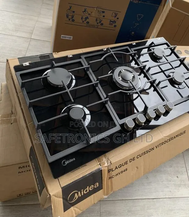 Check Out Built-in Midea 5 Burner Gas Hob - 90cm (90GQ095) · Photo 1