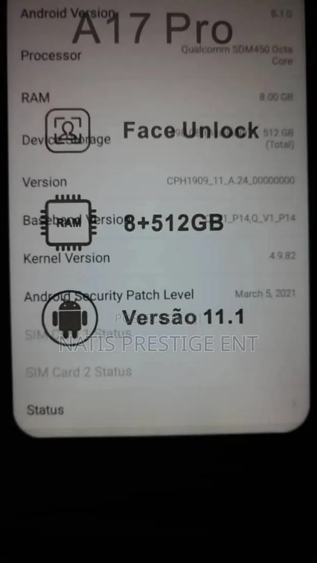 Oppo A17 128 GB Black · Photo 1