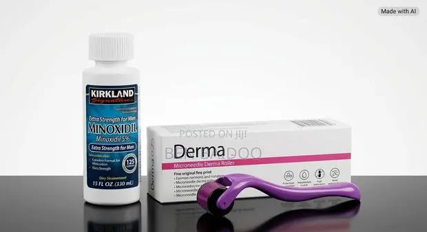 Kirkland Bottle + Derma Roller (Max Your Hair Growth) · Photo 1