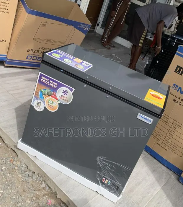 Original Grey Nasco 200ltrs Chest Frezers Nas-250fl · Photo 1