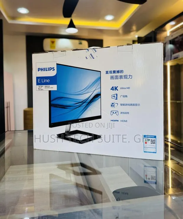 New Philips 27” Ips Display Uhd 3840x 2160 Edgeless Monitor · Photo 1