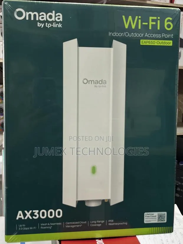Omada TP-Link Wifi 6 Indoor/Outdoor Access Point Eap650-Outdoor · Photo 1