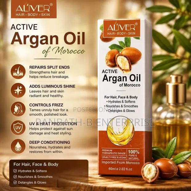 ALIVER Argan Oil for Hair Repair Conditioning · Photo 1