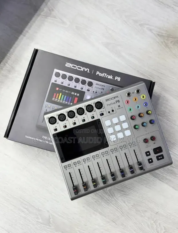 Zoom Podtrak P8 Portable Multitrack Podcast Recorder · Photo 1