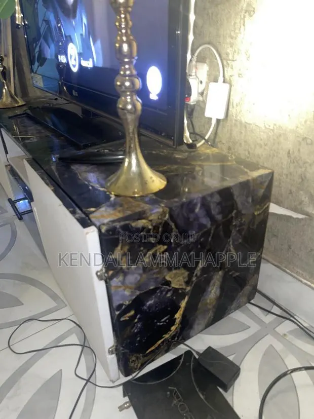 Black and White TV Stand · Photo 1