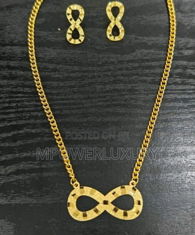 Infinity 2-in-1 Necklace Set With Earrings