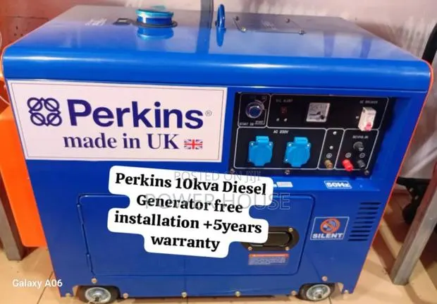 Spark Forge Perkins Diesel Generator 10kva Silent · Photo 1