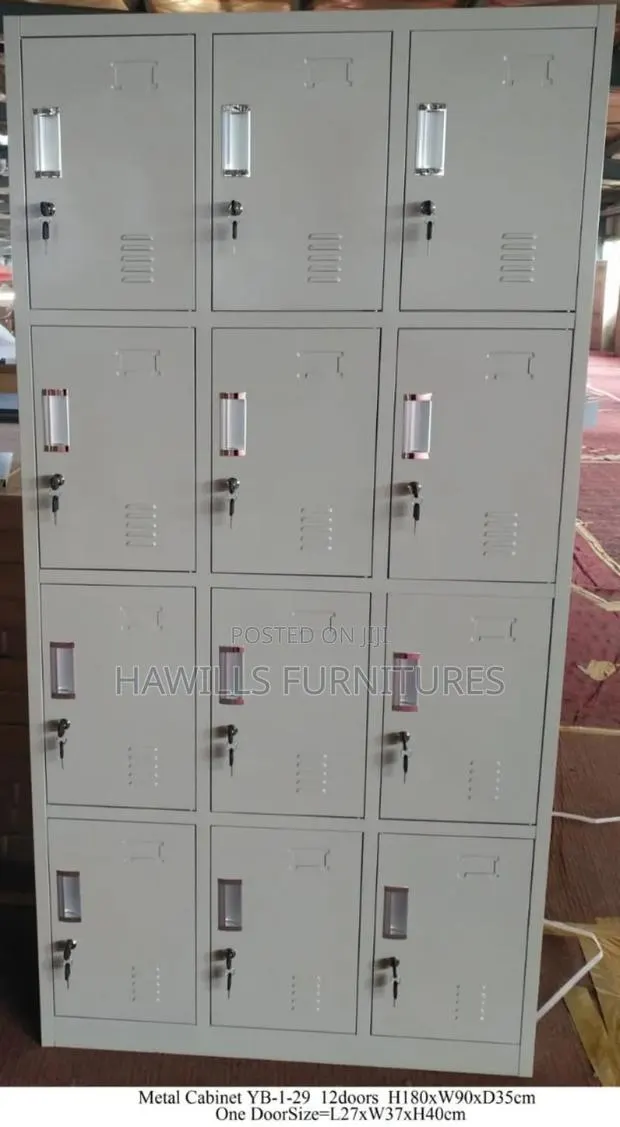 Metal File Cabinet With 12 Doors · Photo 1
