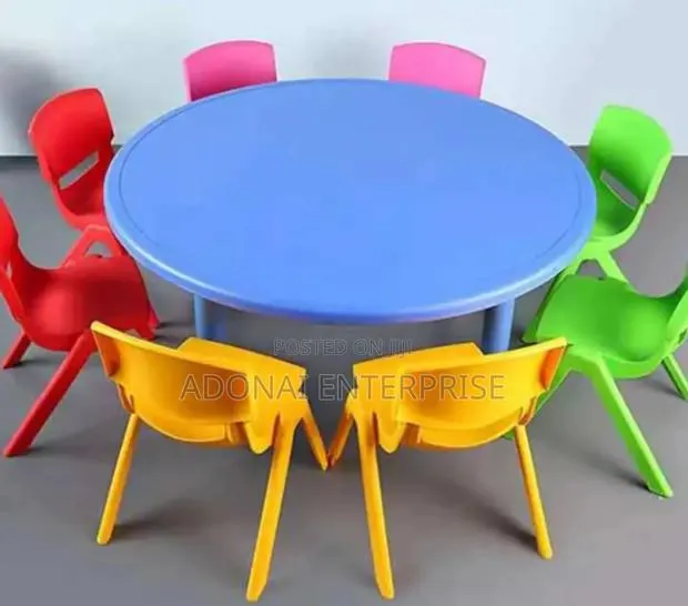 Kids Study Table Round Shapeaftgu67t · Photo 1