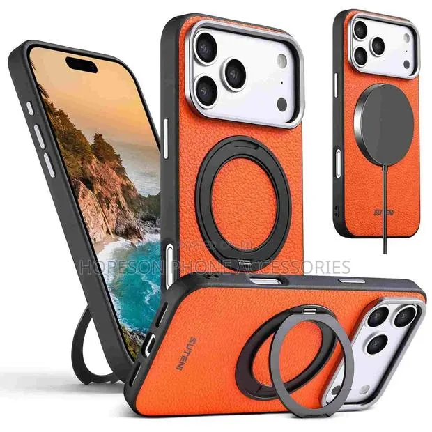 Original iPhone Wireless Charging and Magsafe Leather Cases · Photo 1
