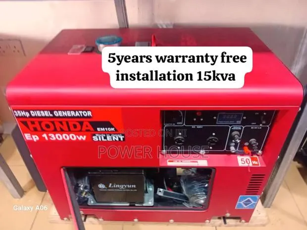 Zenith Super Watt Honda Generator Diesel 10kv 13000watts · Photo 1