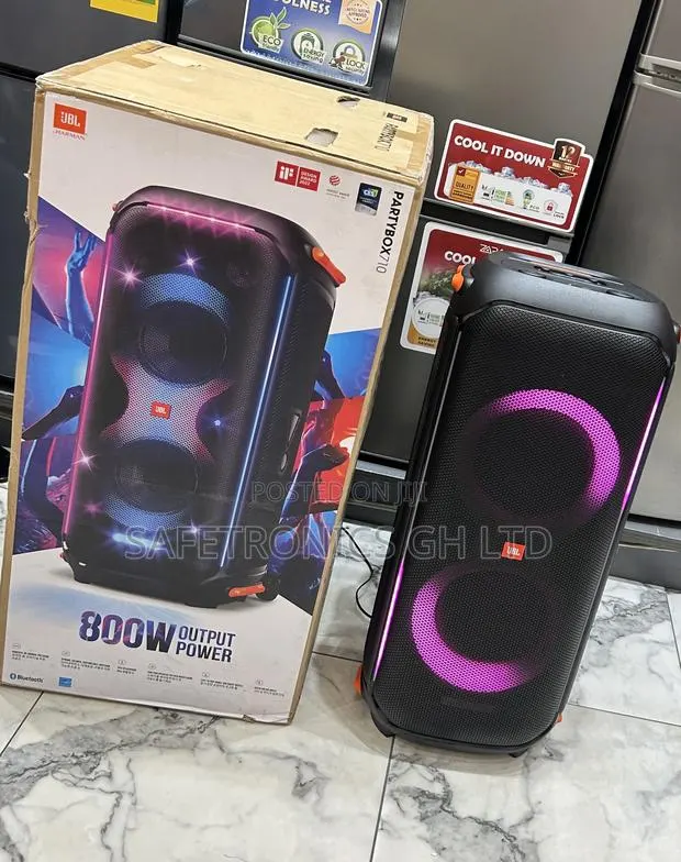 Newly Sealed Electric Black JBL Partybox 710 Bluetooth Speaker · Photo 1