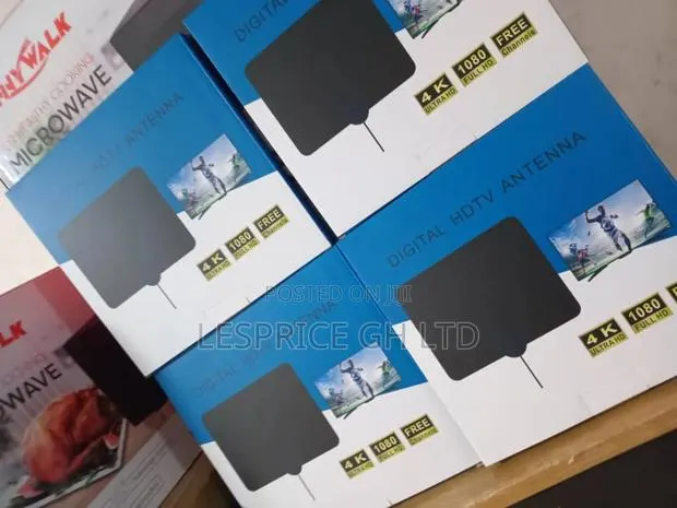Indoor Antenna - 300 Mile Range, Easy Setup on Wall. · Photo 1