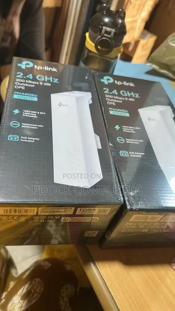TP-Link Access Point CPE210 2.4GHz 300Mbps 9dBi Outdoor CPE · Photo 1