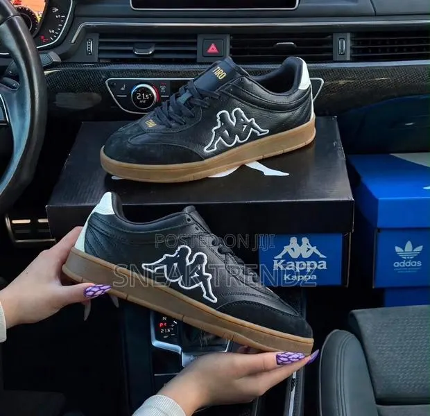 Kappa OG Black White Green and Brown · Photo 1