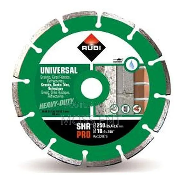 SHR 250 Pro > 10inch Segmented General Purpose Diamond Di - Rubi-32974 · Photo 1
