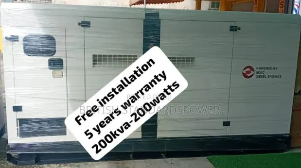 Fortified Power Energy 200kva Silent Diesel Generator · Photo 1