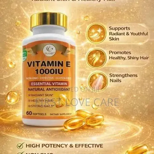 Duozi Vitamin E 1000IU Essential Vitamin (Non-Gmo and Gluten-Free ) · Photo 1