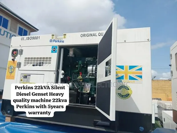 Original Perkins 22kVA Diesel Generator Quality Power Every Business · Photo 1