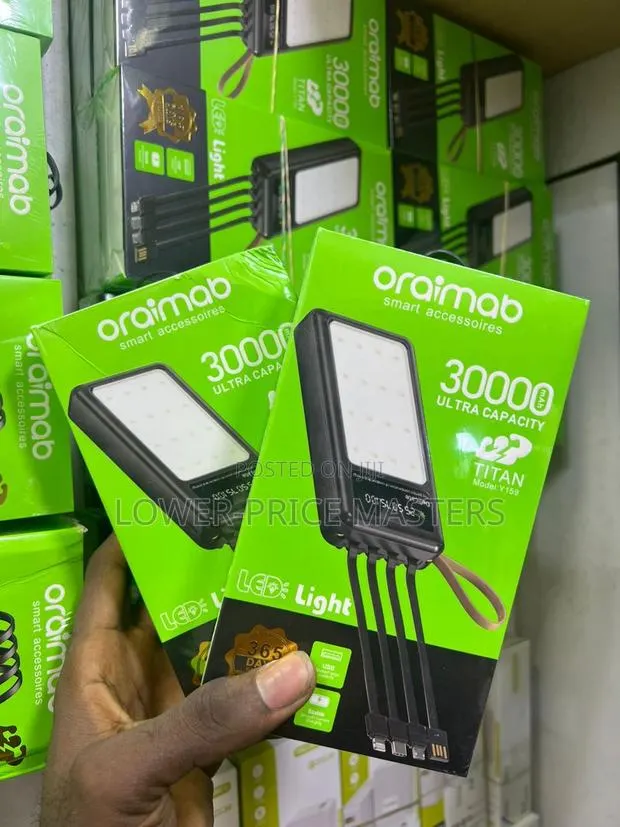 Original Oraimo Powerbank 30,000mah · Photo 1