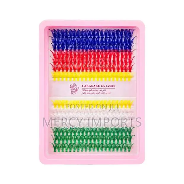 Colored Clusters Lashes Available · Photo 3