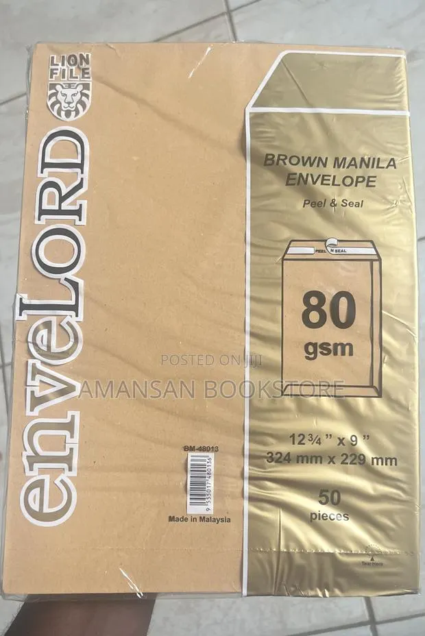 Brown Manila Envelope (50 Pieces) · Photo 1