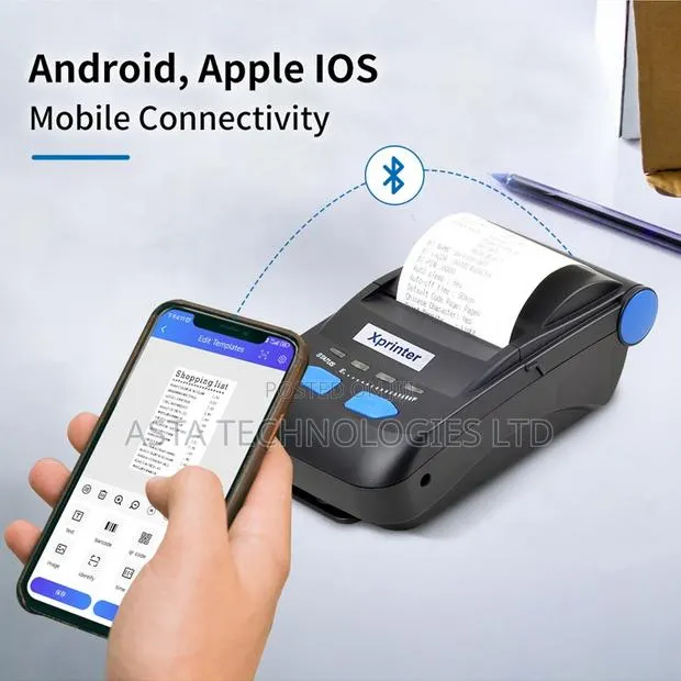 Thermal Printer Mini 58MM 2inch Thermal Bluetooth - Xprinter · Photo 1