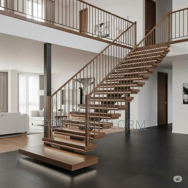 Trending Floating Wooden Staircase · Photo 1
