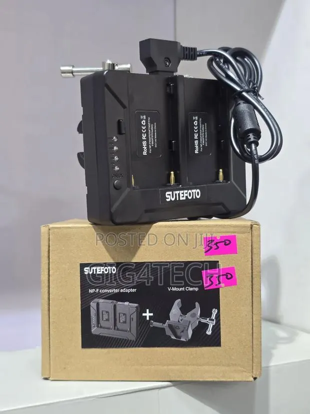 Sutefoto Np-f V2 Battery Adapter For Np-f550/F750/F970 D-tap Vmount · Photo 1