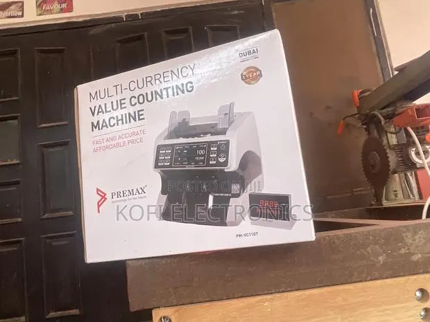 1 Year Warranty >> Premax Multi-Currency Value Count Machine · Photo 1