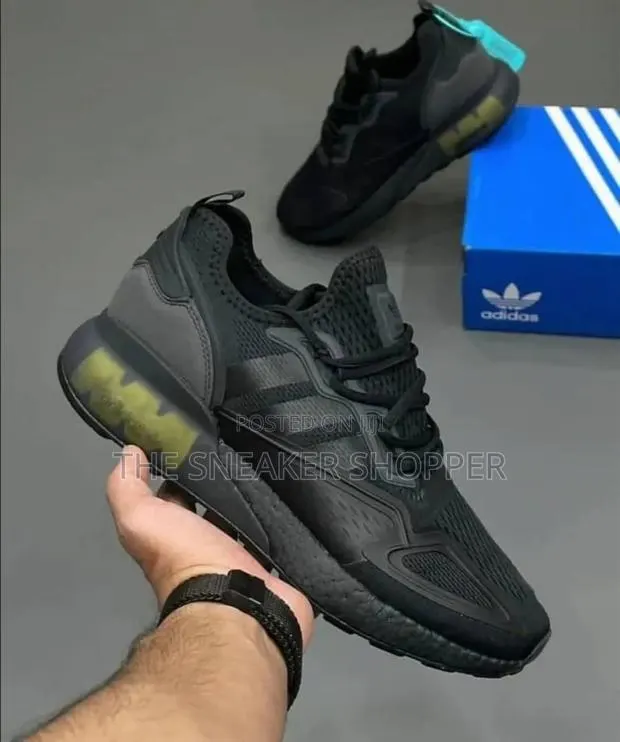 Zx Adidas Sneaker Black in Color · Photo 1