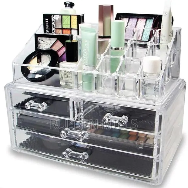 Acrylic Clear Make Up Organizer Storage Box · Photo 1